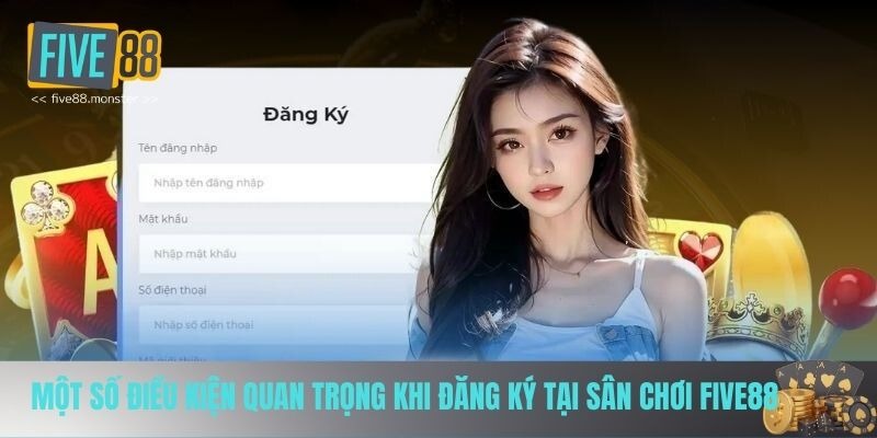 Quy trình đăng ký FIVE88 gồm 4 bước đơn giản: truy cập trang chính thức